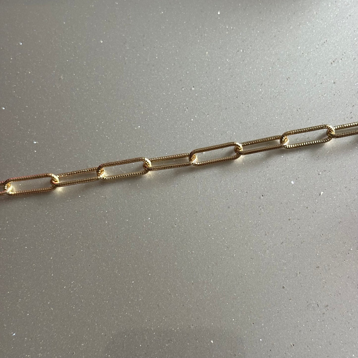 Gold Plated Twisted Cable Chain Bracelet