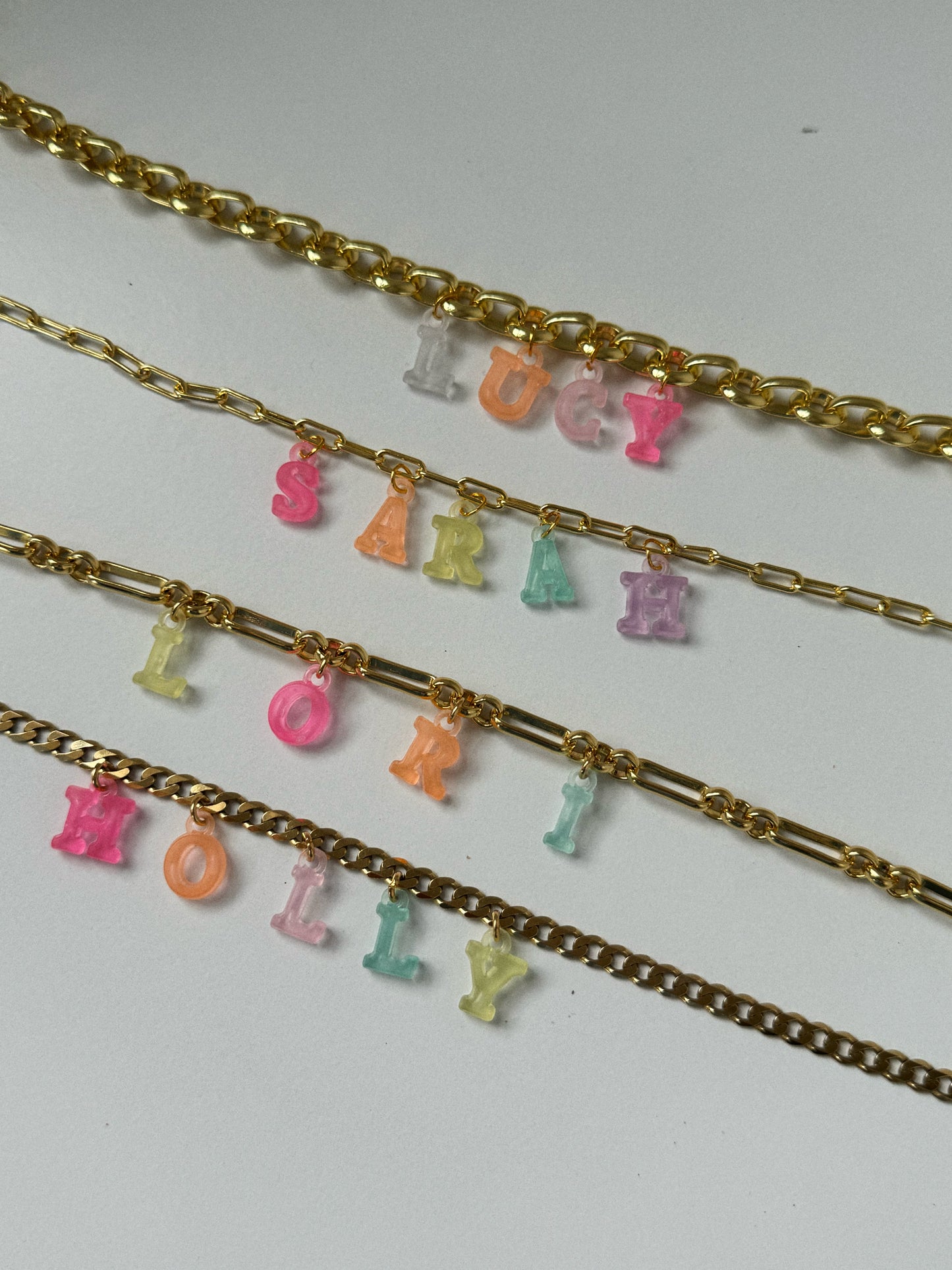 Candy Letter Charm