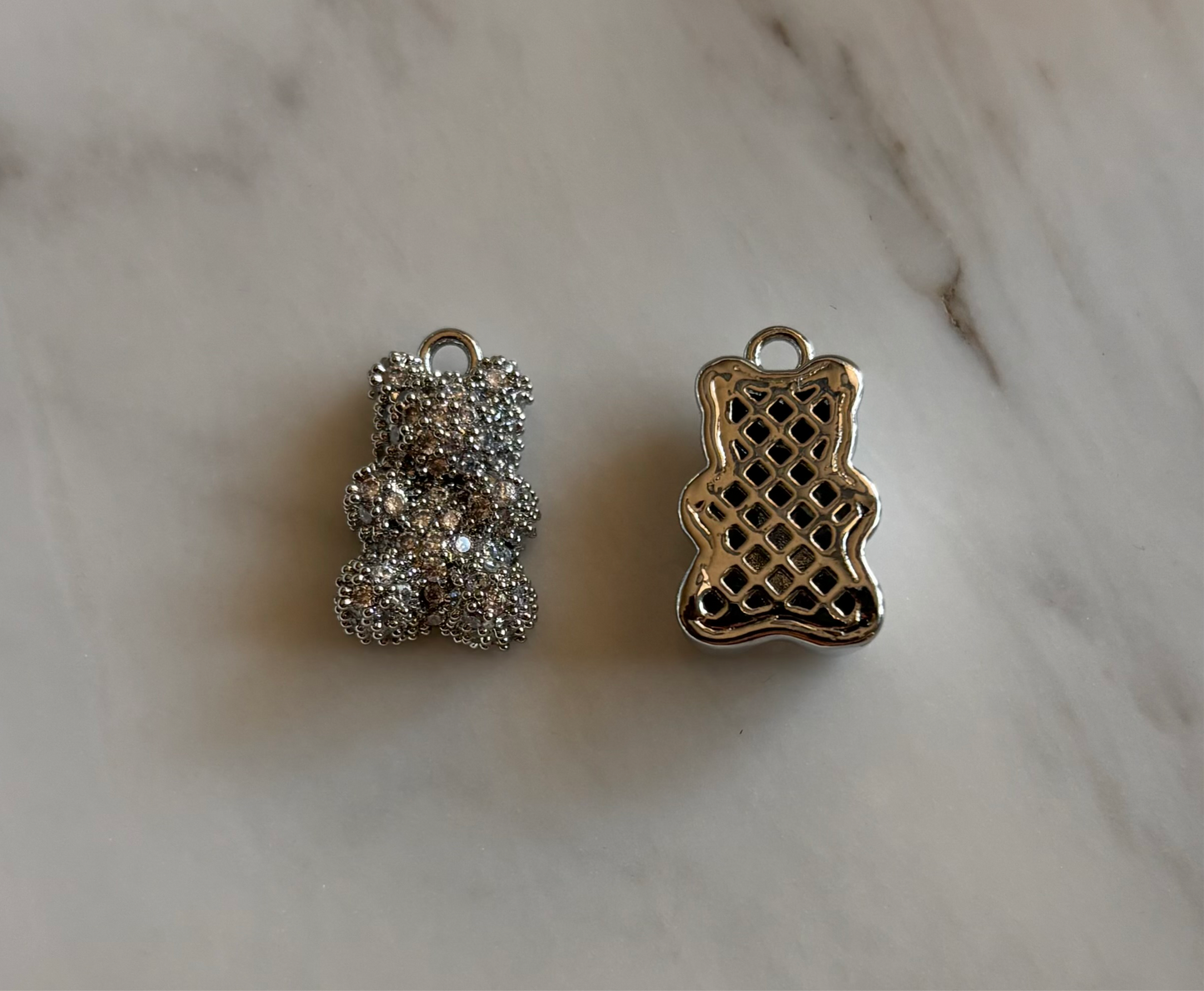 Gummy Bear with Pave Cubic Zirconia ‘sparkle’ Charm