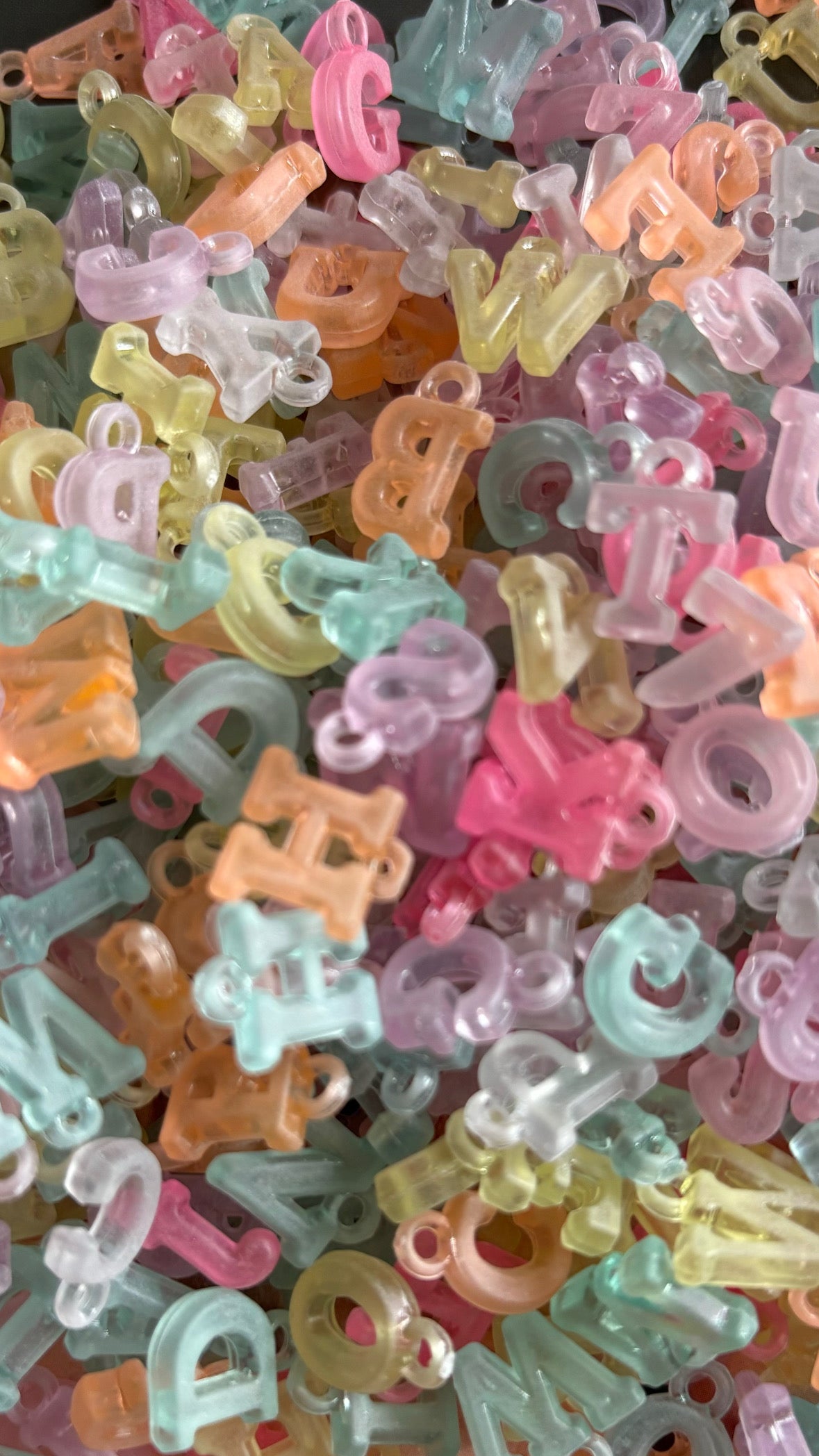 Candy Letter Charm