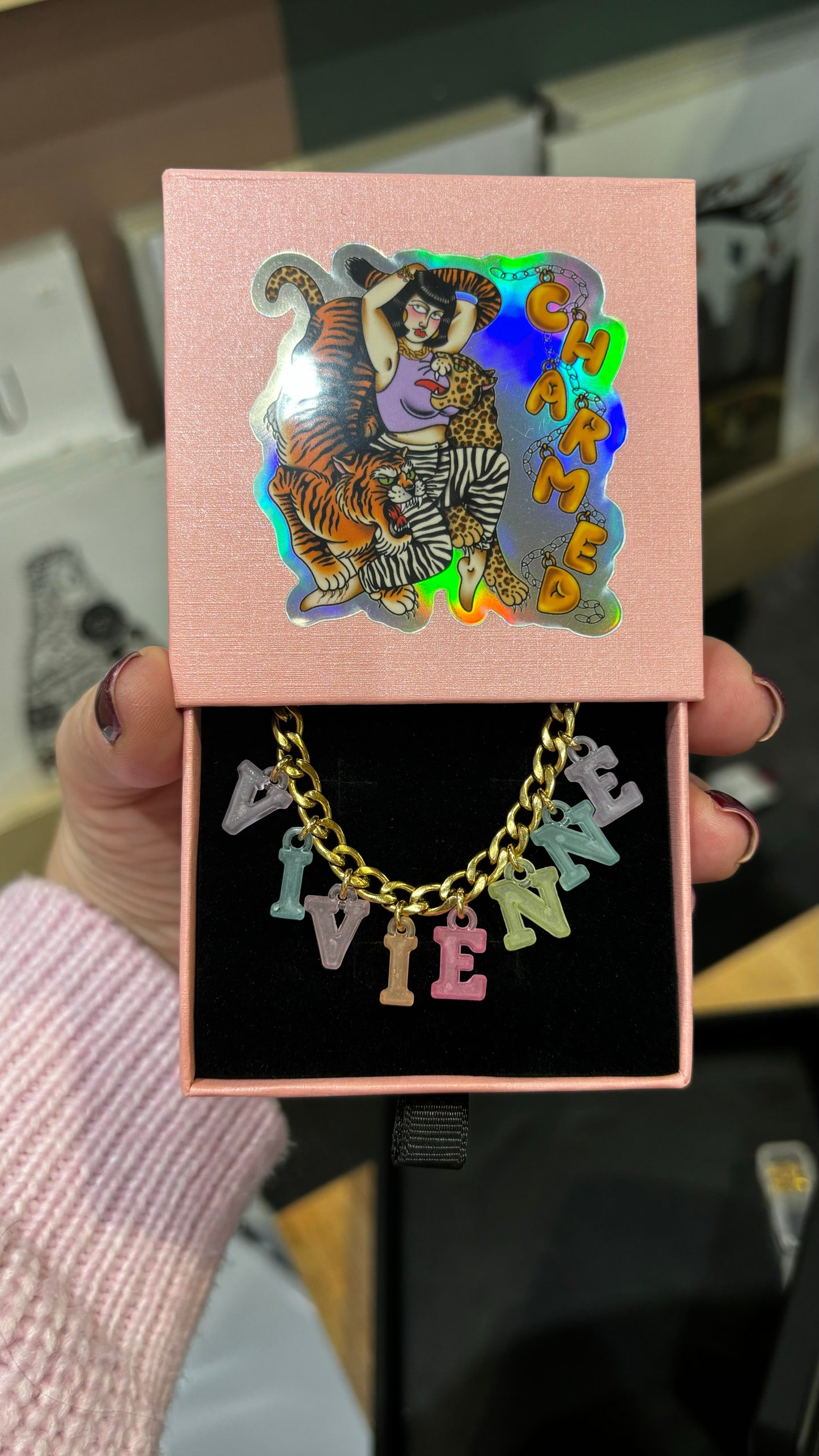 Candy Letter Charm