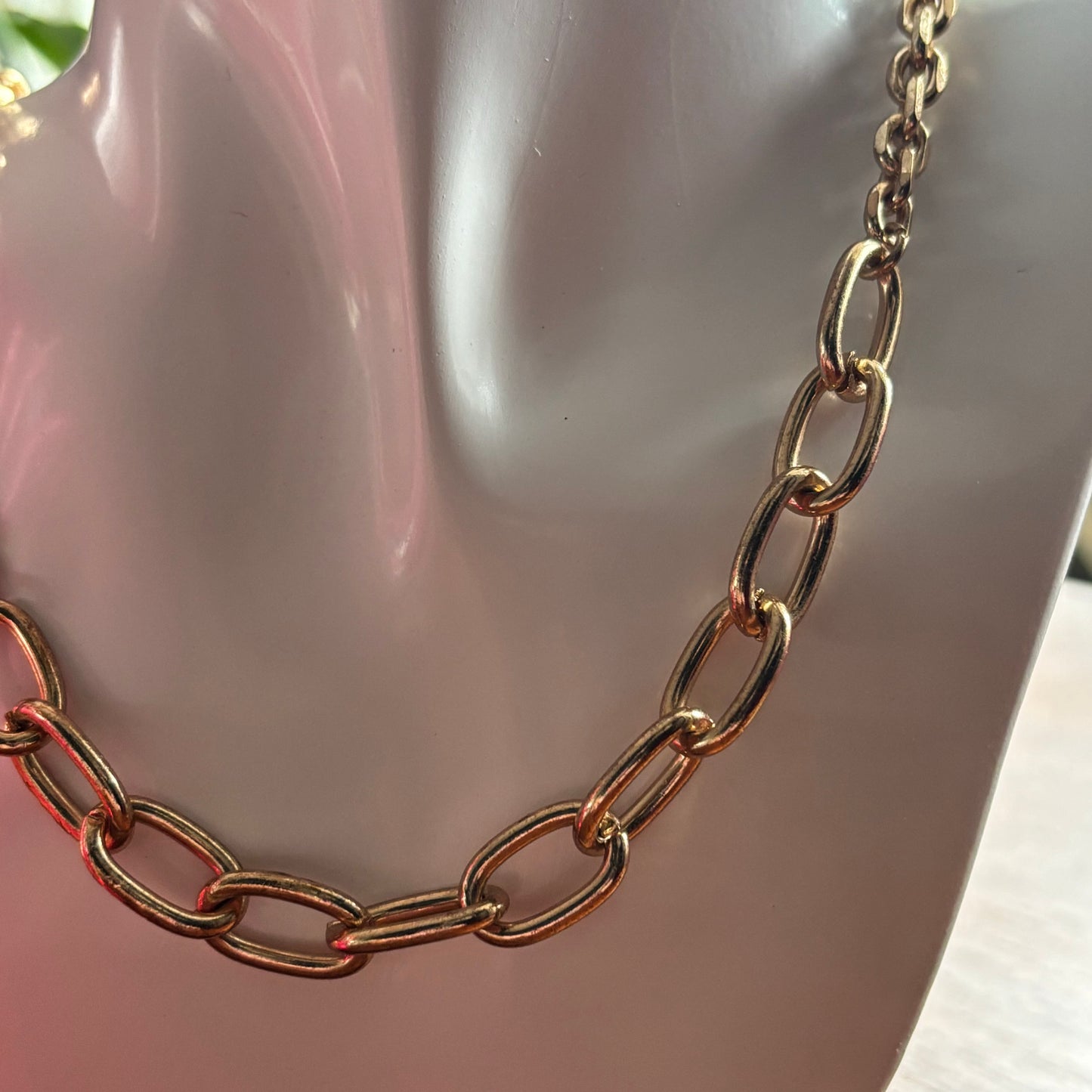 Gold Mixed Links Chain Necklace… NO TWO WILL BE THE SAME!