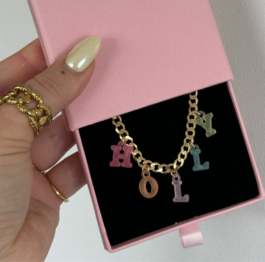 Candy Letter Charm