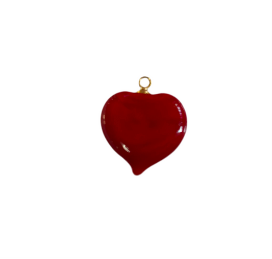Red Murano Glass Charm