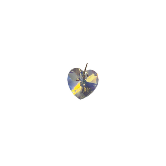 Iridescent Heart Charm