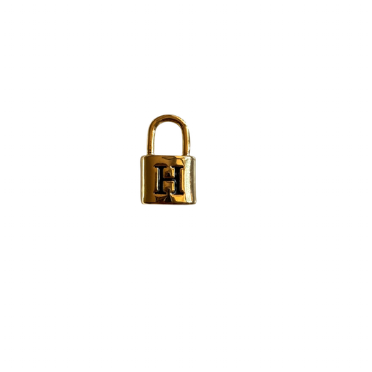 Initial Padlock Charm