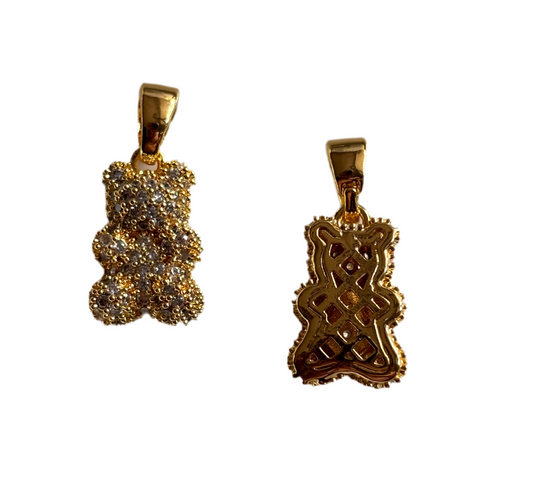 Gummy Bear with Pave Cubic Zirconia ‘sparkle’ Charm