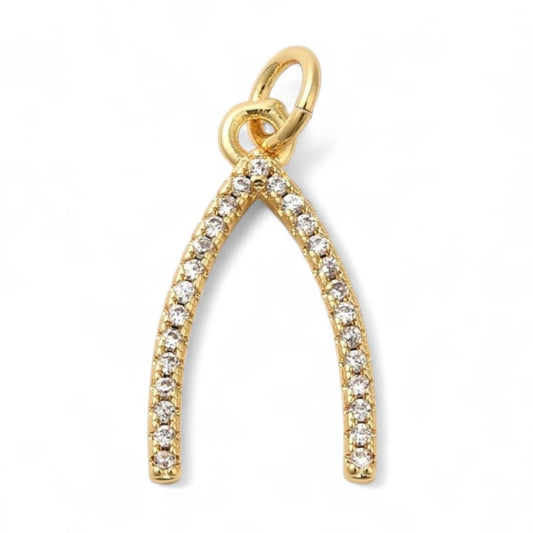 Wishbone Charm