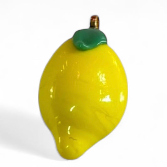Yellow Murano Glass Lemon Charm