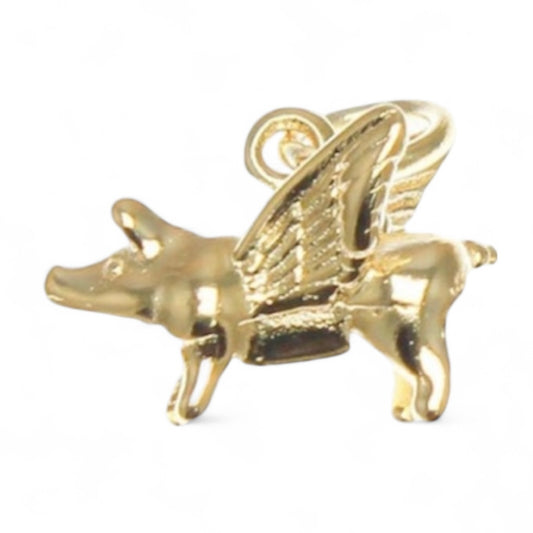 Flying Pig Charm