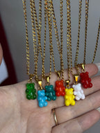 Bestie Bears Charm Necklace